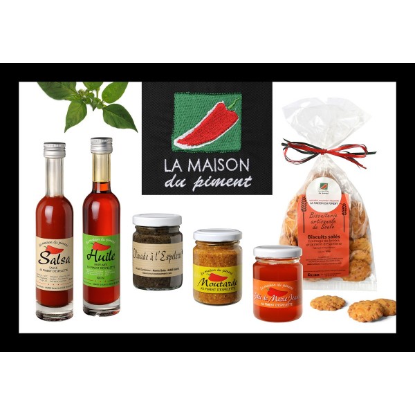 Acheter Coffret Cadeau Piment d'Espelette Sucré Salé