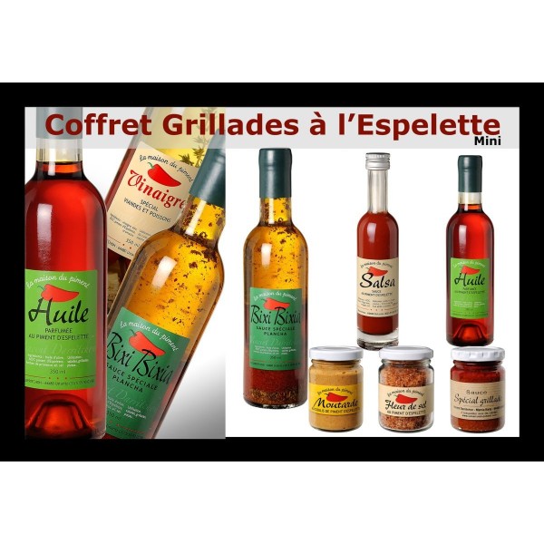 Coffret Grillades Plancha au Piment d'Espelette