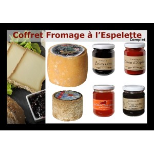 Coffret Fromages de Brebis et Cerises Basque à l'Espelette