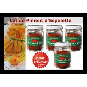 Acheter Pot de Poudre de Piment d'Espelette Pas Cher