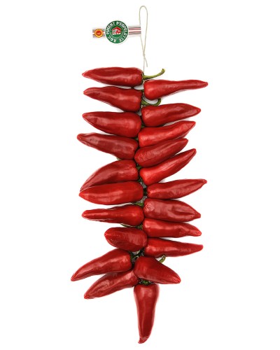 Piments d' Espelette AOP encordés frais