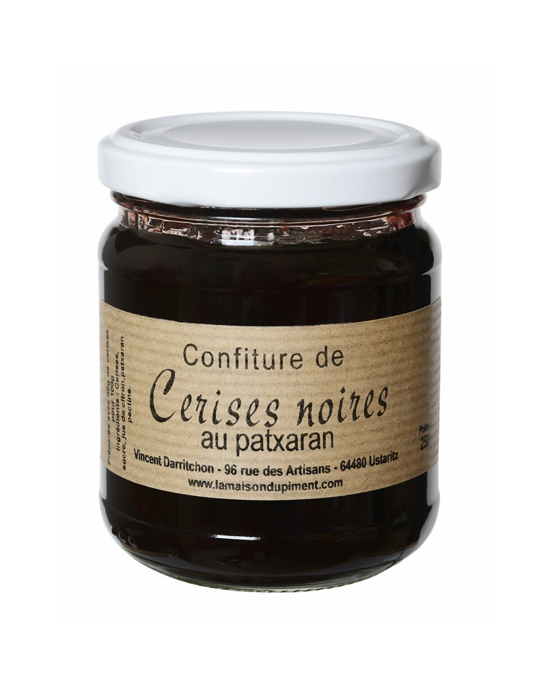 Acheter Confiture de Cerises Noires au Patxaran