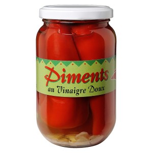 Piments d' Espelette au vinaigre doux 250g