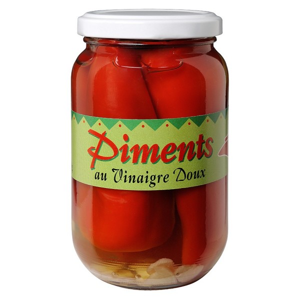 Piments d' Espelette au vinaigre doux 250g