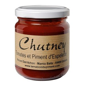 Chutney de Tomates, Poivrons au Piment d'Espelette AOP