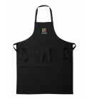 Tablier de cuisine brodé noir Maison du Piment
