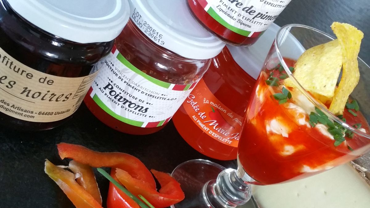 recette originale de verrine de fromage et ses confiture